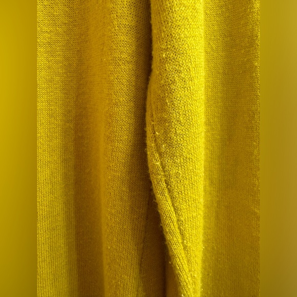 Old Navy Mustard Yellow Classic Button Down Cardigan Women’s Size Petite Small - Picture 4 of 4